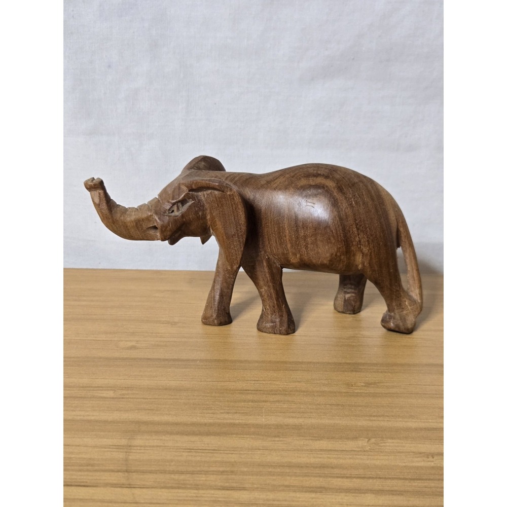 Wooden‎ Elephant Hand Carved